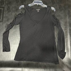 Women’s Rock & Republic Black Cut Out Shirt Size Medium